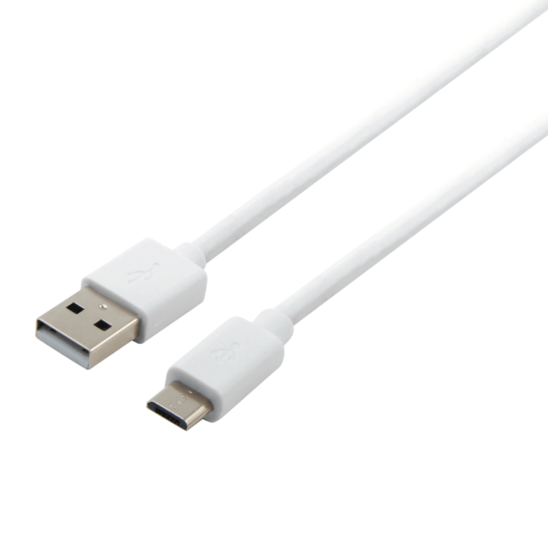 Essentials, Micro USB -kaapeli, 1 m, valkoinen – Digipalvelu Aura
